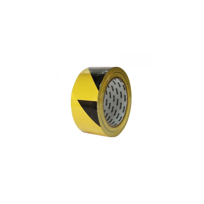 Cinta Delimitadora Versapro Qwjc15By Negra y Amarilla 48mm X 33m