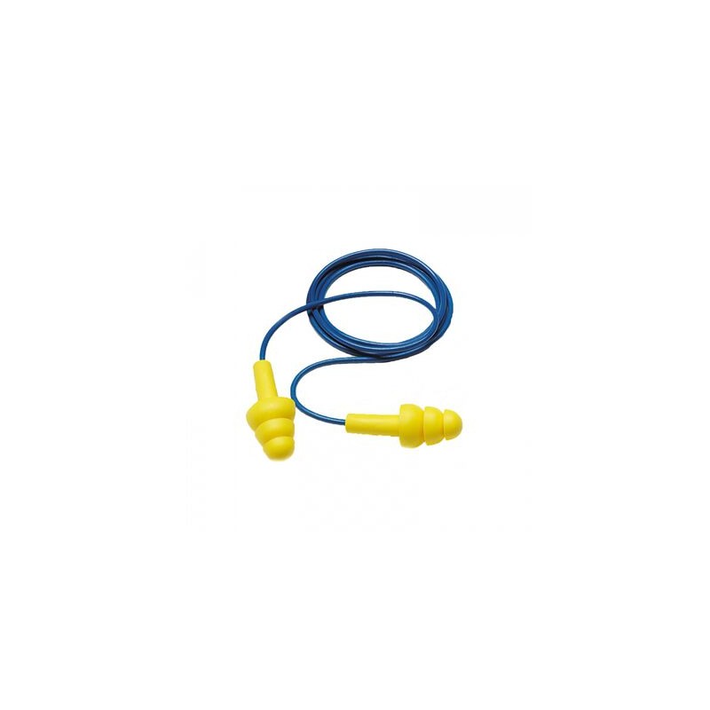 Tapon Auditivo 3m 3404014 Ultrafit Amarillo Reutilizable Nrr 25 Db CCordon