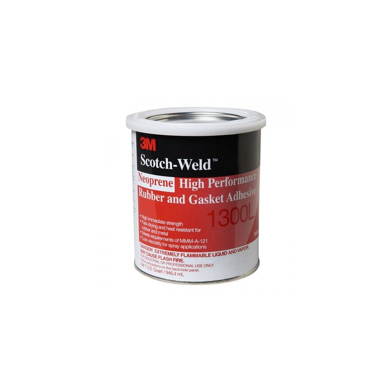 Adhesivo 3m 62140365305 Scotch Weld para Junta y Hule de Alto Rendimiento de Neopreno 1300l Amarillo 14galon