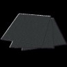 HOJA DE LIJA AUSTROMEX 1801 DE AGUA COLOR NEGRO GRANO 60 CON RESPALDO DE PAPEL IMPERMEABLE TIPO HOJAS LIJA DIMENSION 230 X 279 E