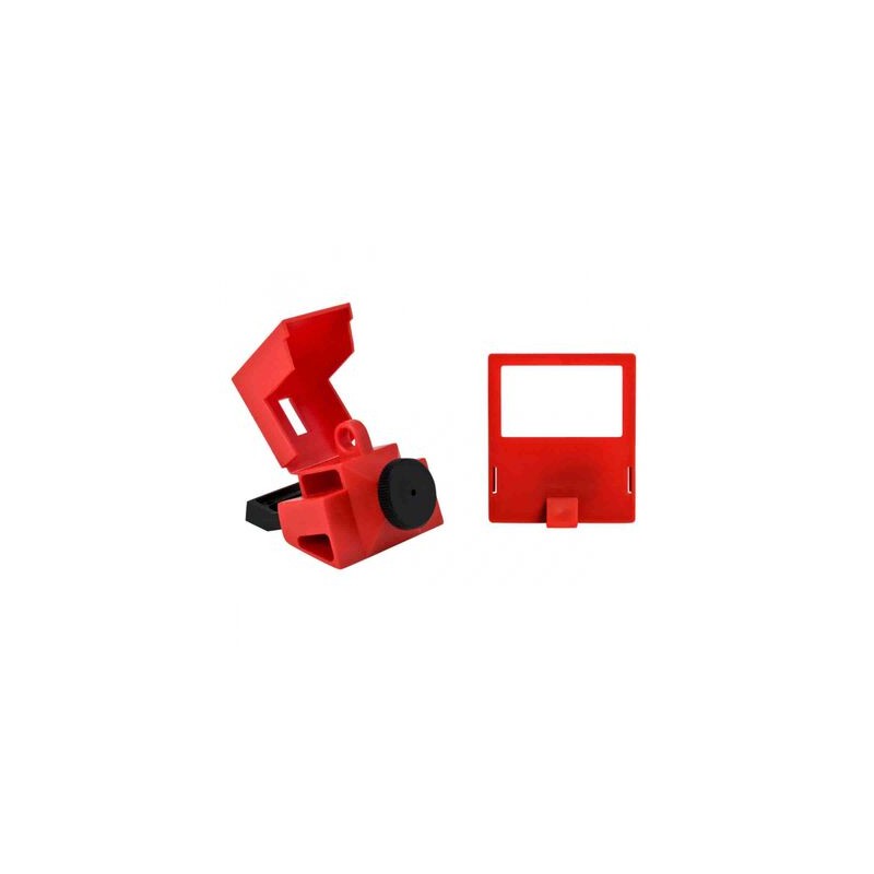 Sistema de Bloqueo Brady de Polipropileno Rojo PInterruptor 480600v