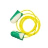 Tapon Auditivo Final Fit Safety Biosoft de Base Organica Biodegradable VerdeBlanco CCordon Nrr 32 Db Desechable en Bolsita