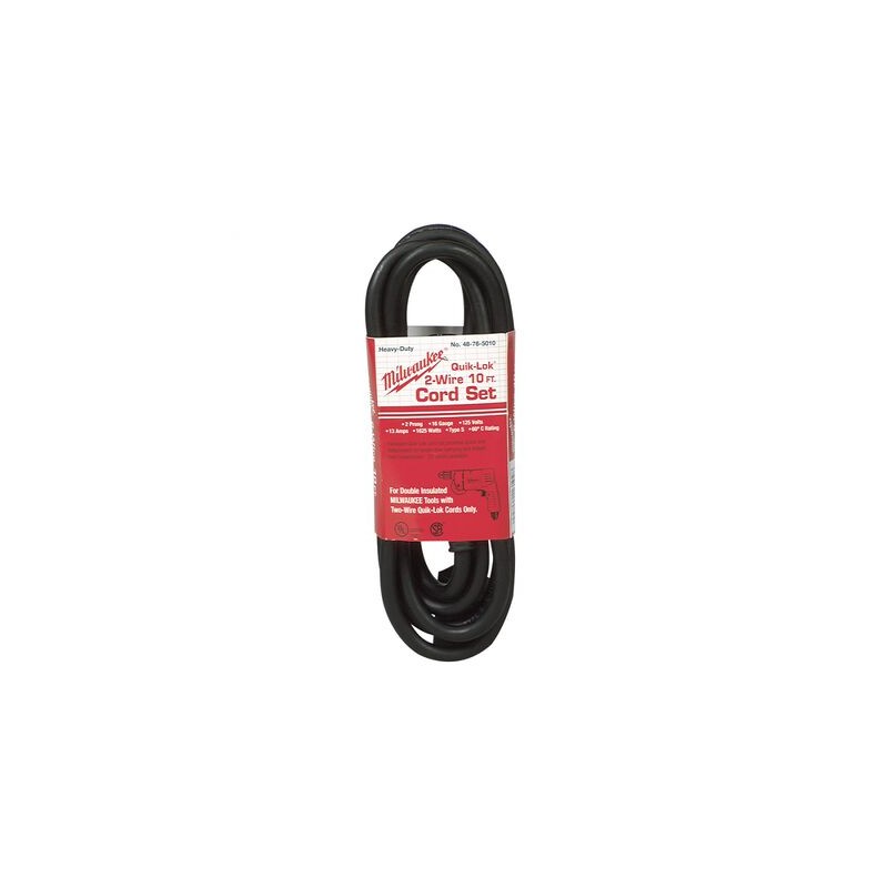 CABLE MILWAUKEE 48765010 10 FT 2 HILOS Y CAMBIO RAPIDO C 16