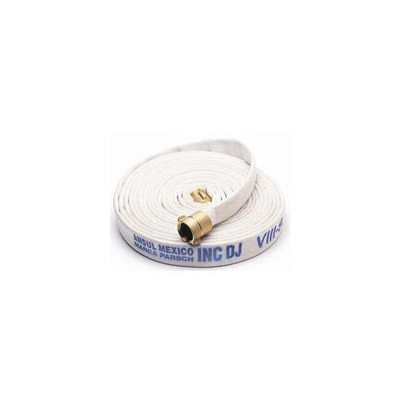 MANGUERA ANSUL INC DJ DOBLE CAPA C/CONEXIONES DE BRONCE CUERDA NST 2 1/2 X 30 M
