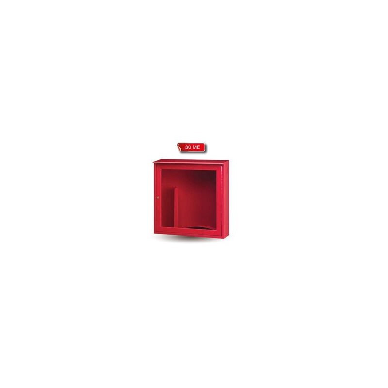 GABINETE P/HIDRANTE Y EXTINTOR EXTINFLAM TIPO SOBREPONER 30 ME DE LAMINA DE ACERO ROJO DE 21 X 85 X 88 CM NO INCLUYE CRISTAL