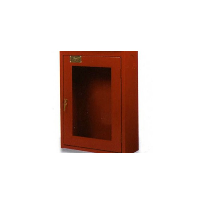 GABINETE ANSUL P/MANGUERA DE 30 M Y EXTINTOR ACERO ROJO CAL 22 PARA EMPOTRAR DE 85 X 21 X 88 CM