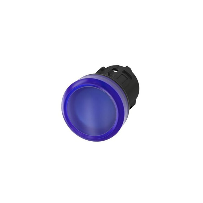 LAMPARA SIEMENS 3SU10016AA500AA0 DE SENALIZACIÓN 22 MM REDONDO PLASTICO AZUL LENTE LISO