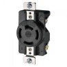 Receptaculo Sencillo Arrow Hart 7410b 4p4h 20a 3øy 120208vca Negro