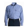 CAMISA DUPONT PROTERA PARA PROTECCION CONTRA ARCO ELECTRICO 6.5 ONZAS AZUL MEDIO T-M