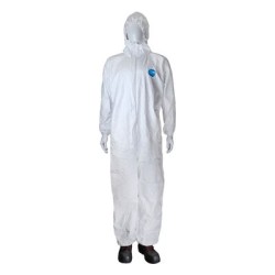 Overol Dupont Tyvek CCapucha y Elastico T-L
