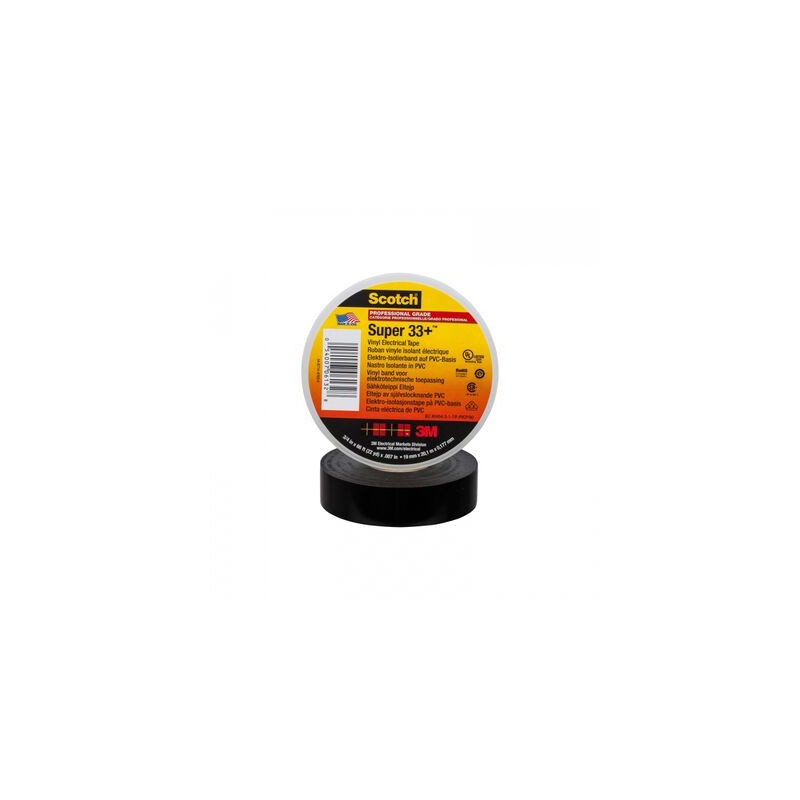 Cinta Aislante 3m Scotch Super 33 Color Negro