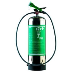 LAVA OJOS PORTATIL DE EMERGENCIA JUSTRITE DE ACERO INOXIDABLE PRESURIZADO 2.9 GAL