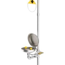 REGADERA LAVAOJOS ENCON DE ACERO INOXIDABLE CASPERSORES ABS AMARILLO