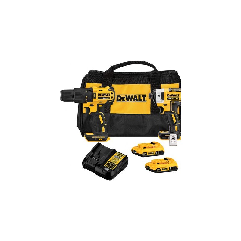 KIT ROTOMARTILLO Y LLAVE IMPACTO DEWALT DCK223D2B3 20V MAX