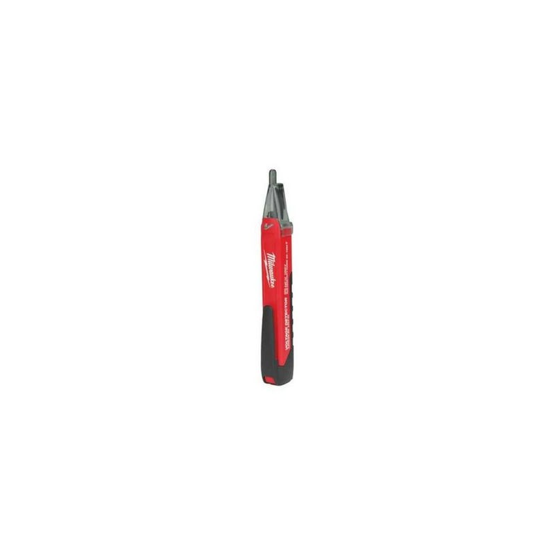 DETECTOR MILWAUKEE 220220 DE VOLTAJE TIPO PLUMA CON LUZ USO CON BATERIAS AA